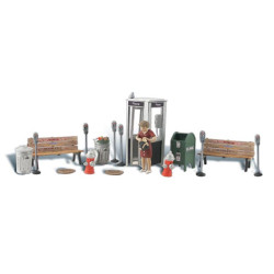 WOODLAND A1941 H0 AKCESORIA ULICZNE