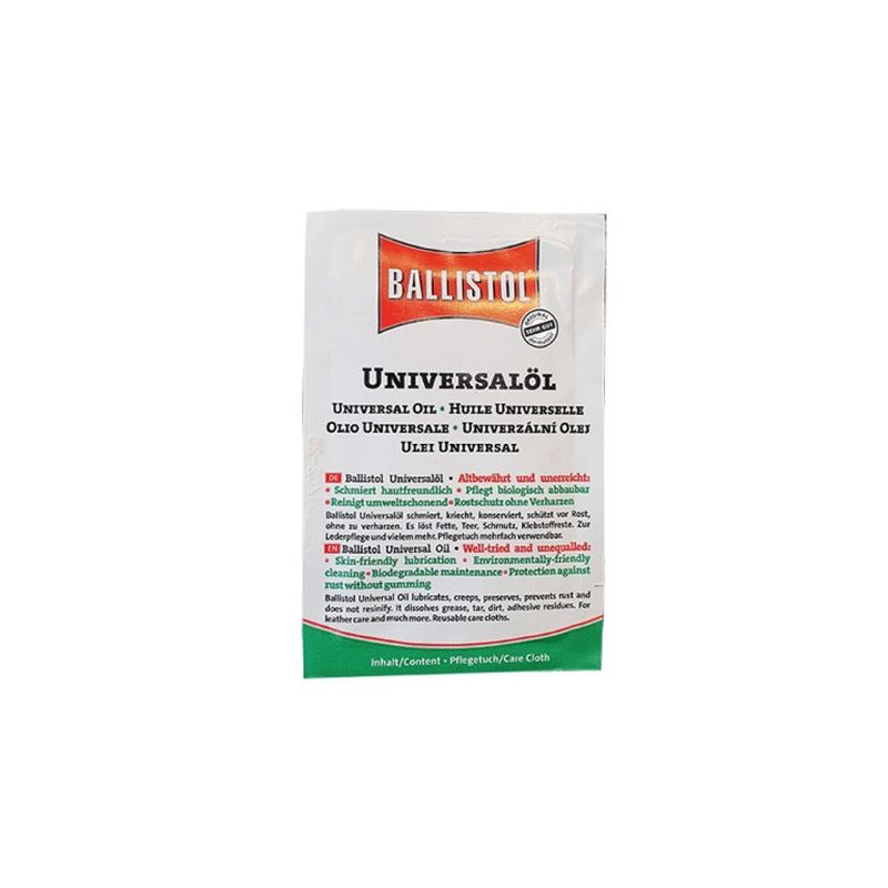 BALLISTOL Oil-soaked wipe for the care of wood, metal and plastic (21900)