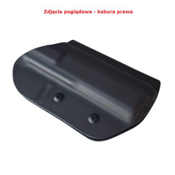 RH HOLSTERS Kabura OWB Sport CZ Shadow   2 / left / Tek-lok / black KYDEX