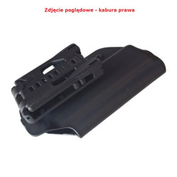 RH HOLSTERS Kabura OWB Sport CZ Shadow   2 / left / Tek-lok / black KYDEX