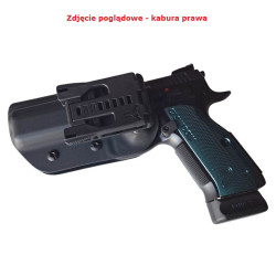 RH HOLSTERS Kabura OWB Sport CZ Shadow   2 / left / Tek-lok / black KYDEX