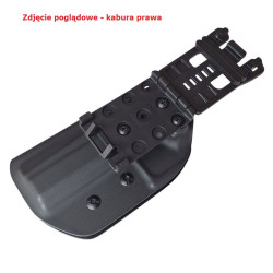 RH HOLSTERS Kabura OWB Sport CZ Shadow   2 / left / Tek-lok / black KYDEX