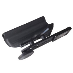 RH HOLSTERS Kabura OWB Sport CZ Shadow   2 / right / IPSC mount black / black KYDEX