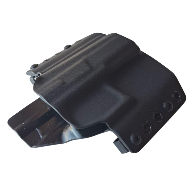 RH HOLSTERS Kabura OWB Classics CZ P-09  C NOCTURNE / right - half sweatguard / loops 40 mm / black KYDEX