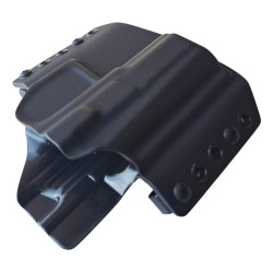 RH HOLSTERS Kabura OWB Classics CZ P-09  C NOCTURNE / right - half sweatguard / loops 40 mm / black KYDEX
