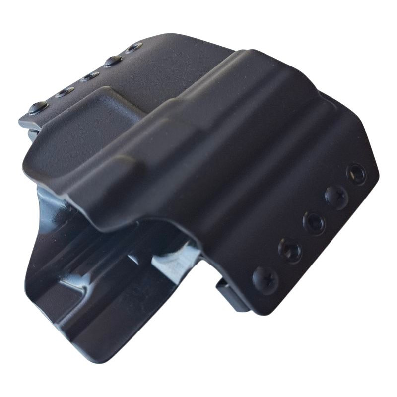 RH HOLSTERS Kabura OWB Classics CZ P-09  C NOCTURNE / right - half sweatguard / loops 40 mm / black KYDEX