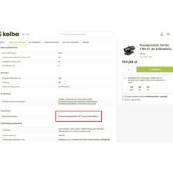 VORTEX Powiększalnik VMX-3T do           kolimatorów Crossfire, Sparc, Sptifire, UH-1