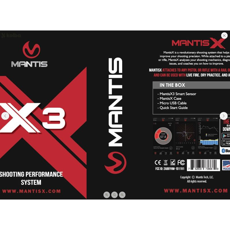 Systém pro trénink střelecké výkonnosti MANTIS X3 ( MT-1002 )