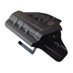 RH HOLSTERS Kabura OWB Frogy CZ P-09 F   NOCTURNE / right - 1/2 sweatguard / speedloopsoops 40 mm / black KYDEX