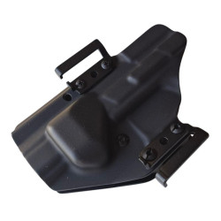 RH HOLSTERS Kabura OWB Frogy CZ P-09 F   NOCTURNE / right - 1/2 sweatguard / speedloopsoops 40 mm / black KYDEX