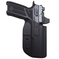 RH HOLSTERS pouzdro OWB Sport CZ P-09 F Nocturne / pravé / IPSC mount černé / černé
