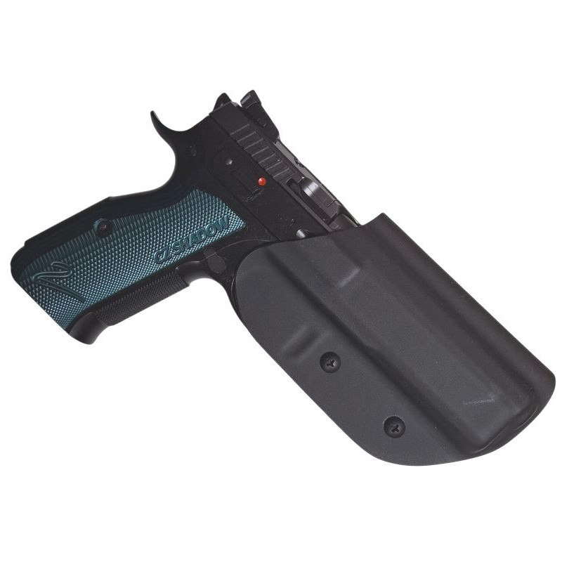 RH HOLSTERS Kabura OWB Sport CZ Shadow   2 / right / IPSC mount black / black KYDEX