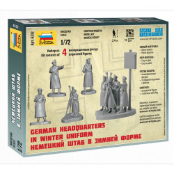 ZVEZDA 1/72 NĚMECKÉ VELITELSTVÍ ZIMA (6232)