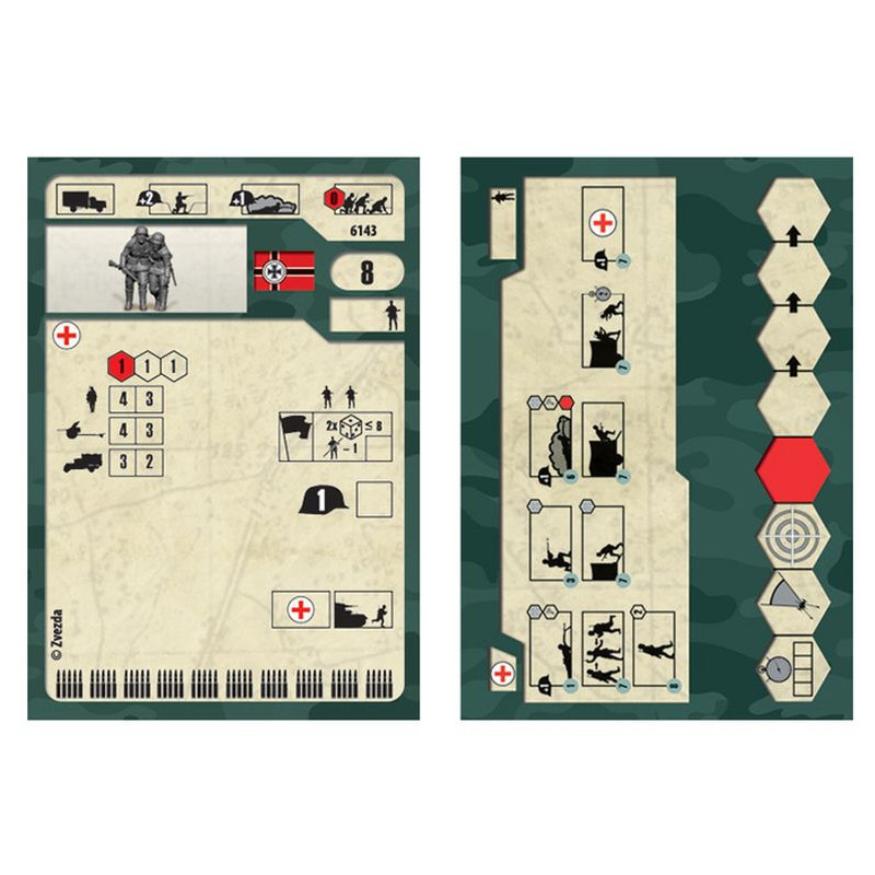 ZVEZDA 1/72 GERMAN MEDICAL PERSONNEL 1941-1943 (6143)