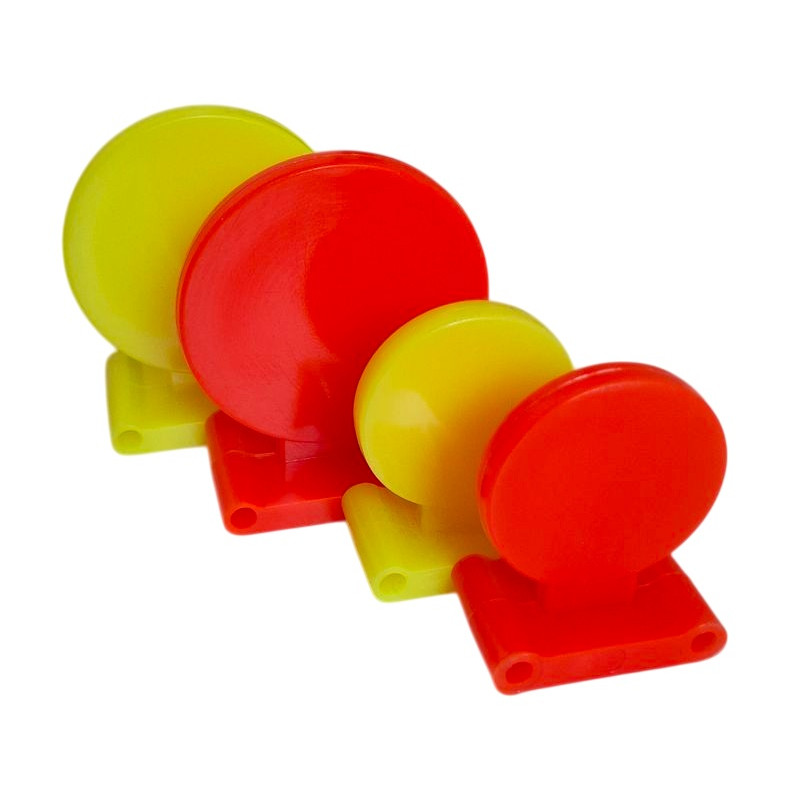 MTS Poly Plate 150 HARD / 5 ks - sada / ORANGE FLUO / polymerové desky