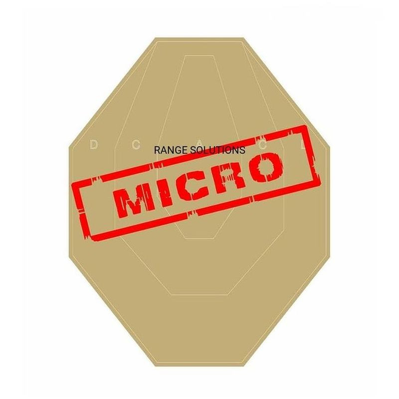 RS TARCZA STRZELECKA IPSC micro - 10     sztuk (14-032431-00)