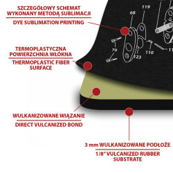 TEKMAT CZ-75 Gun Cleaning Mat   / 27x43 cm (TEK-R17-CZ75)