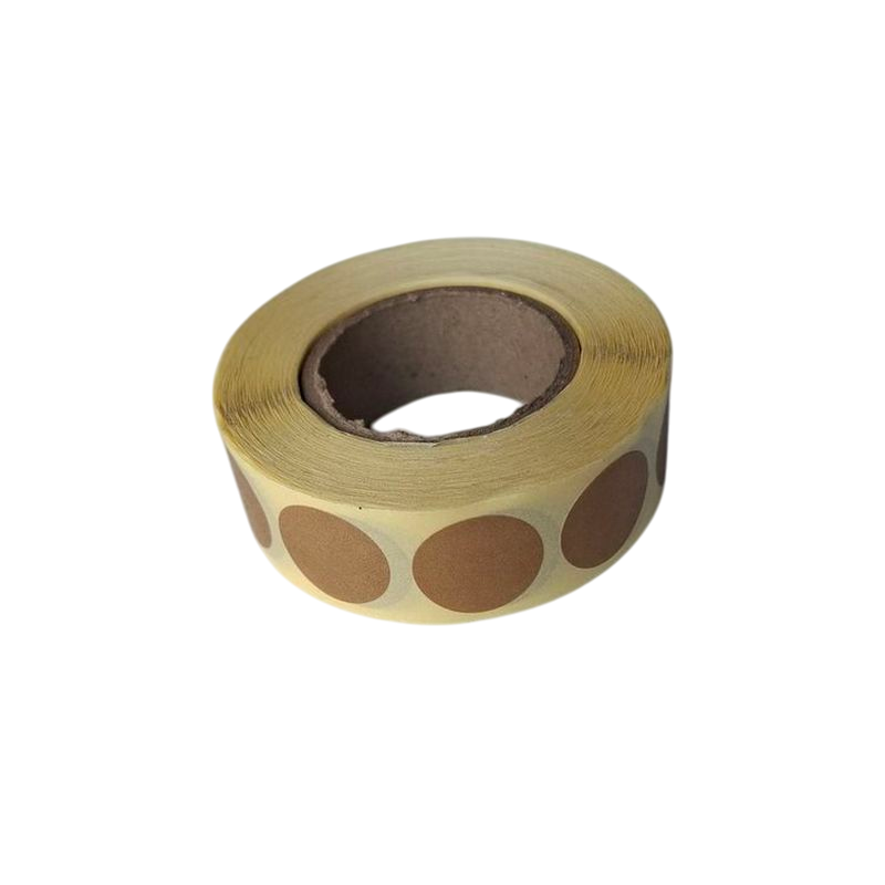 RS ZAKLEJKI DO TARCZ 20 mm / 1000 sztuk  / brązowe (IPSC)