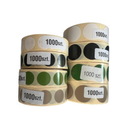 RS ZAKLEJKI DO TARCZ 20 mm / 1000 sztuk  / brązowe (IPSC)