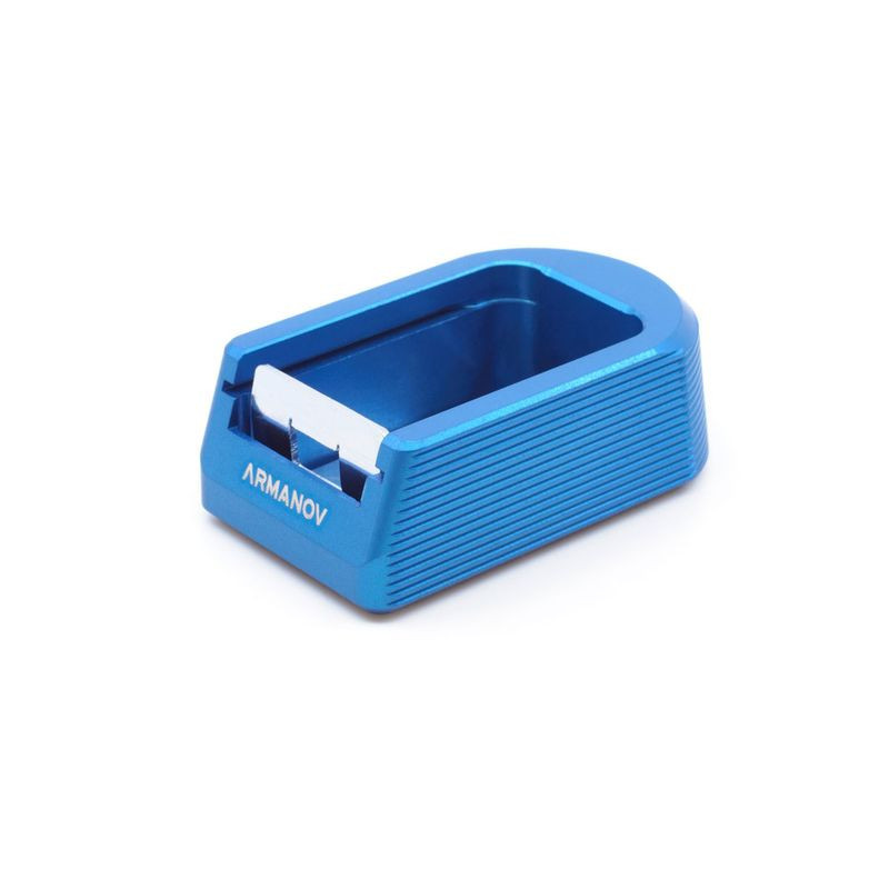 ARMANOV Stopka do magazynka CZ Shadow 2  / SP01 / CZ 75 / BLUE / +2 naboje (MPCZ1-BU) MaXXXgrip Line