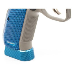 ARMANOV CZ Shadow 2 / SP01 / CZ 75 / BLUE / +2 cartridges magazine foot (MPCZ1-BU) MaXXXgrip Line