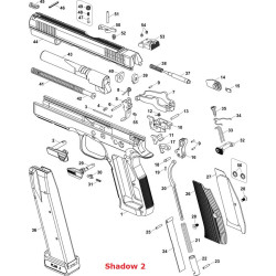 CZ Needle for CZ 75/85 pistol, SP-01 Shadow, Shadow 2 / no lock (0420-0632-02ND) ĆESKA ZBROJOVKA