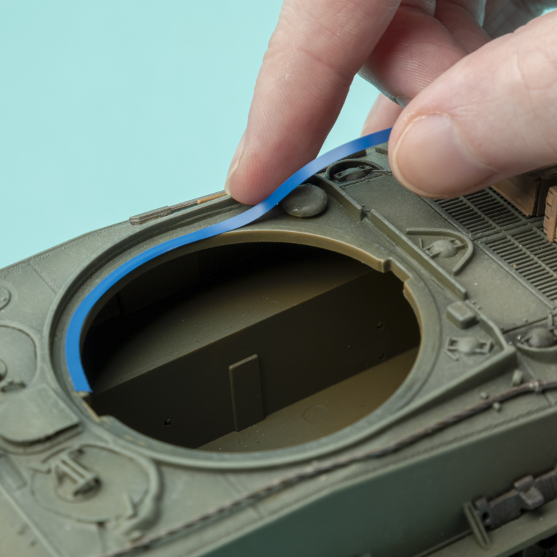 SHESTO PMA3001 ELASTYCZNA TAŚMA          MASKUJĄCA DO KRZYWIZN 1mm (2szt)