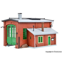 VOLLMER 45750 H0 Single-station locomotive shed with outbuilding