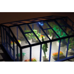 KIBRI 38634 H0 Greenhouse, pergola, umbrellas / LED lighting