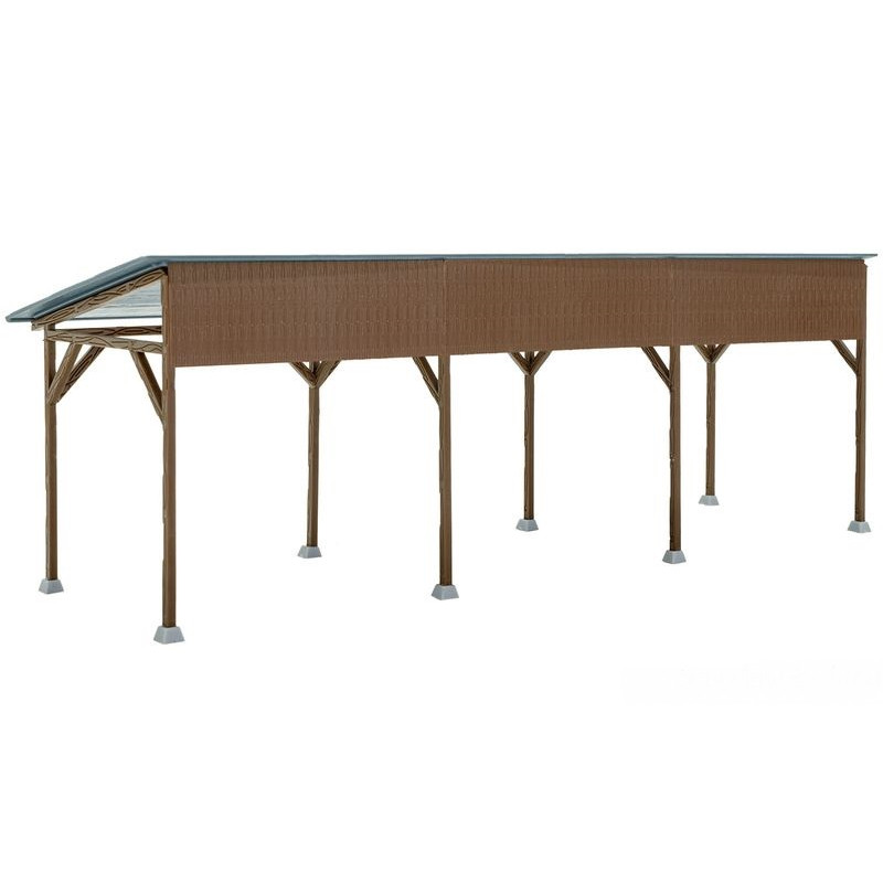 KIBRI 38349 H0 shed - canopy for machinery