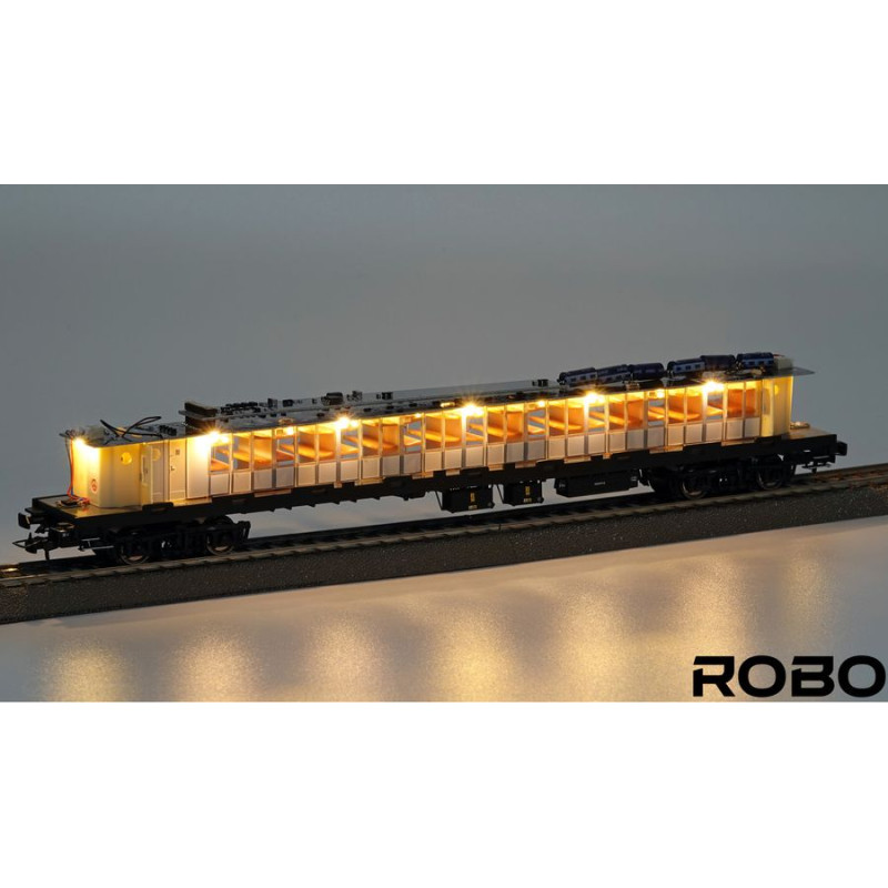 ROBO 244061 WAGON OSOBOWY 110Ac PKP      stacja Warszawa Szczęśliwice / oświetlenie - nowa płytka