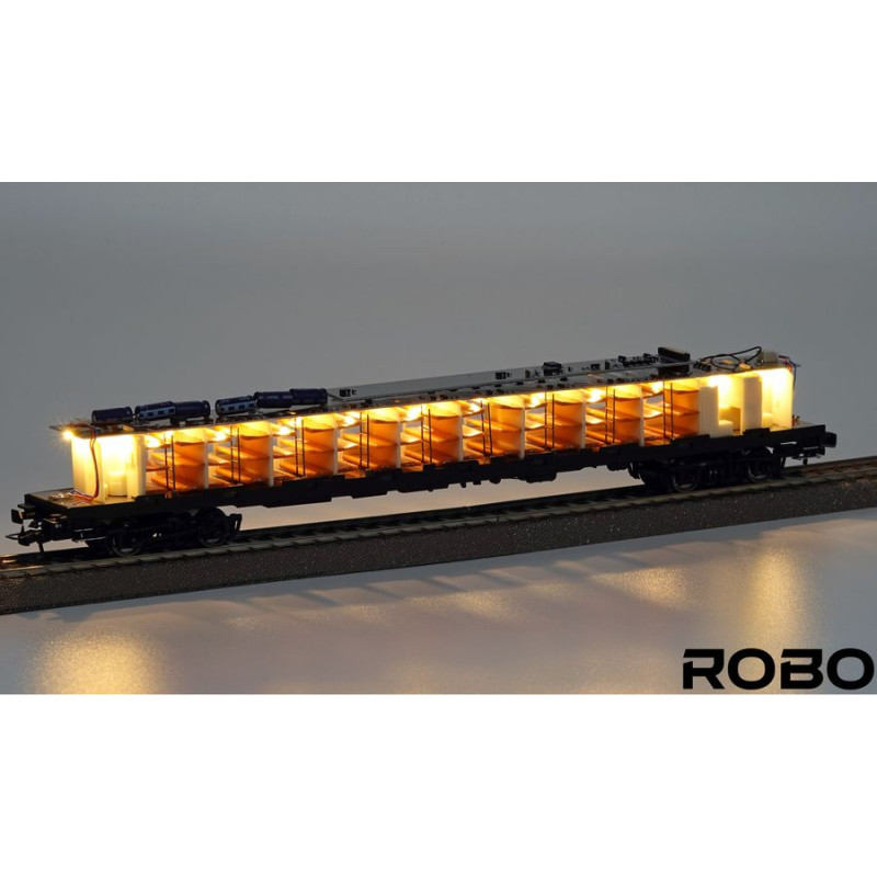 ROBO 244061 WAGON OSOBOWY 110Ac PKP      stacja Warszawa Szczęśliwice / oświetlenie - nowa płytka