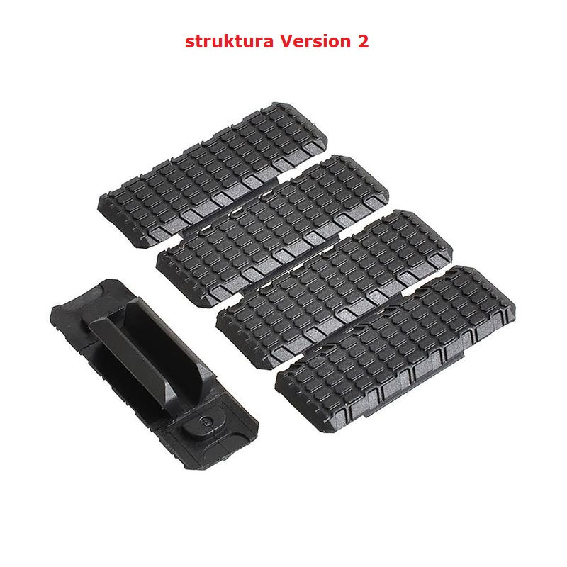 STRIKE INDUSTRIES Zaślepka do M-LOK - 1  sztuka / Ver. 2 czarna (SI-MLOK-COVER-V2-BK)