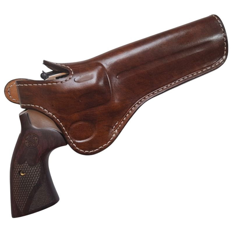 KAJMAN Smith&Wesson 686/6" kožené pouzdro / SPORT EXTRA "S25R" hnědé