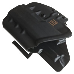 RH HOLSTERS Kabura OWB Frogy Sig Sauer   P320 M18 / right - 1/2 sweatguard / speedloops 40 mm / black KYDEX
