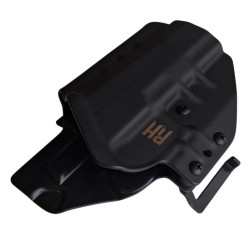 RH HOLSTERS Kabura OWB Frogy Sig Sauer   P320 M17 / right - 1/2 sweatguard / speedloops 40 mm / black KYDEX
