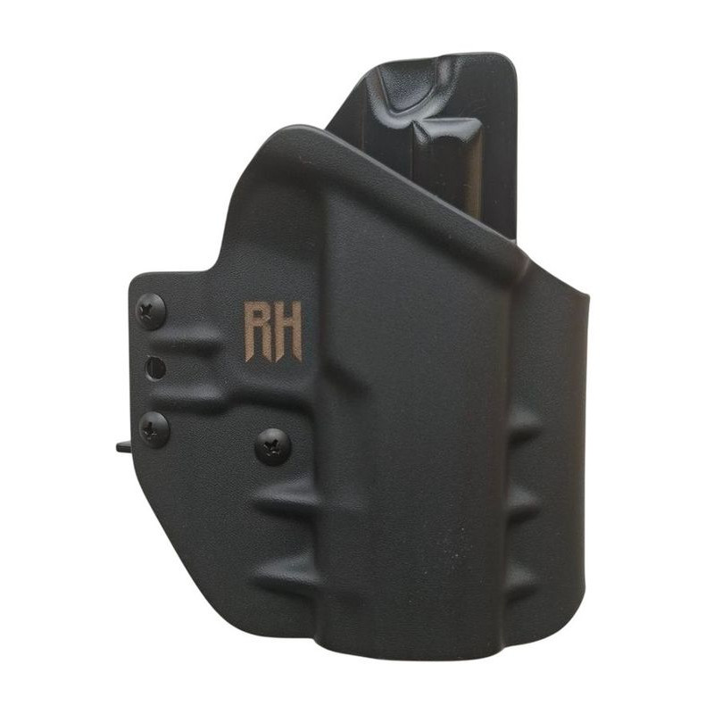 RH HOLSTERS Kabura OWB Frogy Sig Sauer   P320 M18 / right - 1/2 sweatguard / speedloops 40 mm / black KYDEX