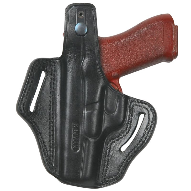 KAJMAN GLOCK 17 kožené pouzdro / MOTOR LENGTH "S8" černé