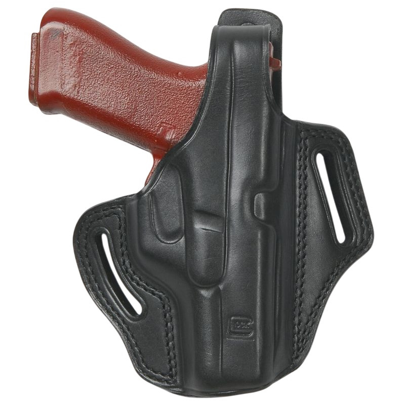 KAJMAN GLOCK 17 leather holster / MOTOR LONG RETAINED "S8" black