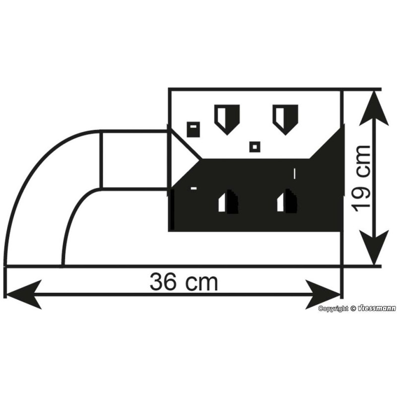 KIBRI 38804 H0 DOM WIEJSKI w Tannenhof