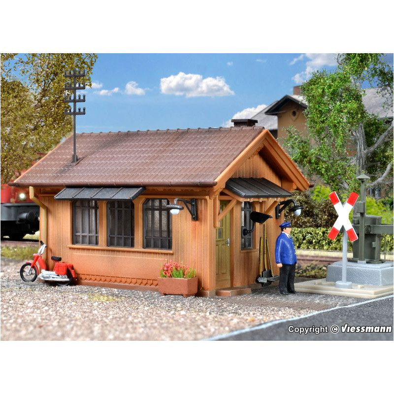 KIBRI 39309 H0 Roadman's shed with lighting