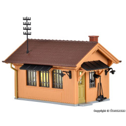 KIBRI 39309 H0 Roadman's shed with lighting