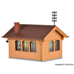 KIBRI 39309 H0 Roadman's shed with lighting