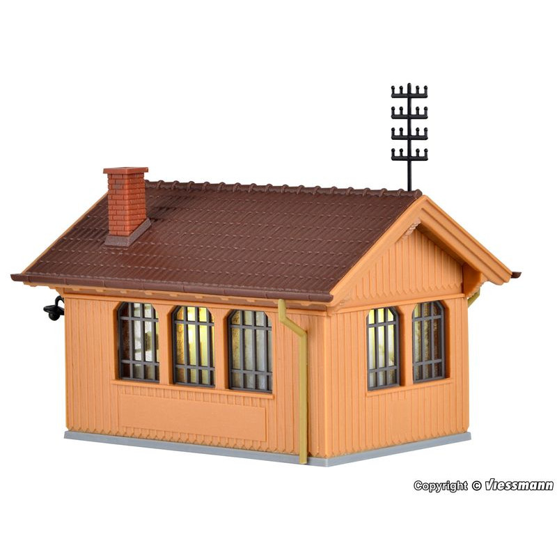 KIBRI 39309 H0 Roadman's shed with lighting