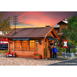 KIBRI 39309 H0 Roadman's shed with lighting
