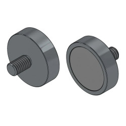 MAGNES NEODYMOWY WALEC 10* 4,5 mm /      z gwintem M4 - zewnętrzny