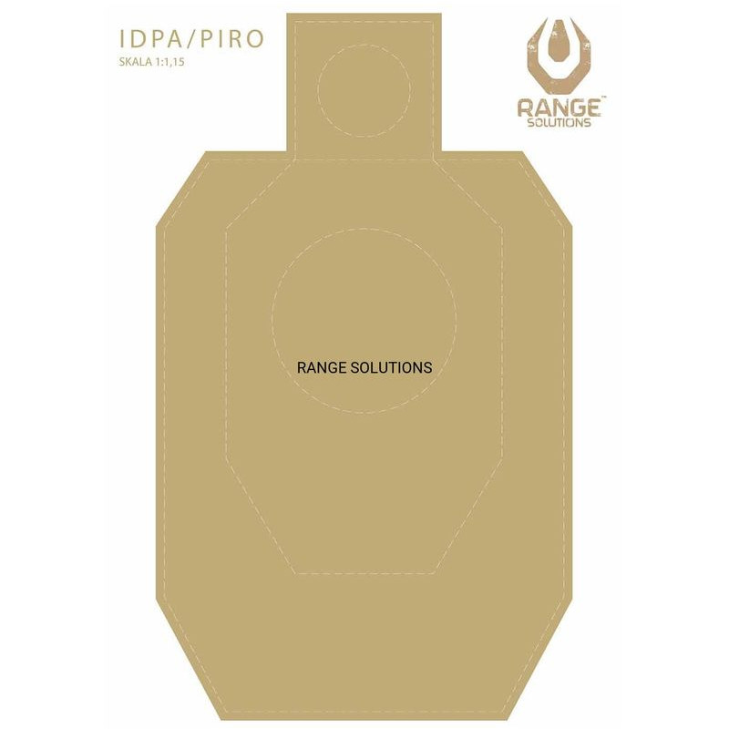 RS TARCZA PAPIEROWA IDPA / PIRO ( 10     szt. w rulonie ) RAN-14-031899-00