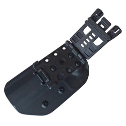 RH HOLSTERS Kabura OWB Sport CZ Shadow   2 Target 5" / right / Tek-lok / 3 mm / black KYDEX