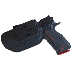 RH HOLSTERS Kabura OWB Sport CZ Shadow   2 Target 5" / right / Tek-lok / 3 mm / black KYDEX