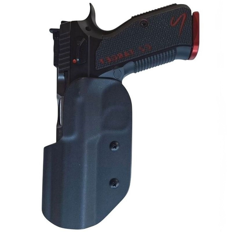 RH HOLSTERS Kabura OWB Sport CZ Shadow   2 Target 5" / left - Tek-lok / 3 mm / black KYDEX